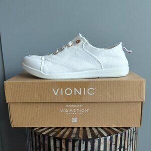 Vionic Pismo Canvas Sneakers - Cream
